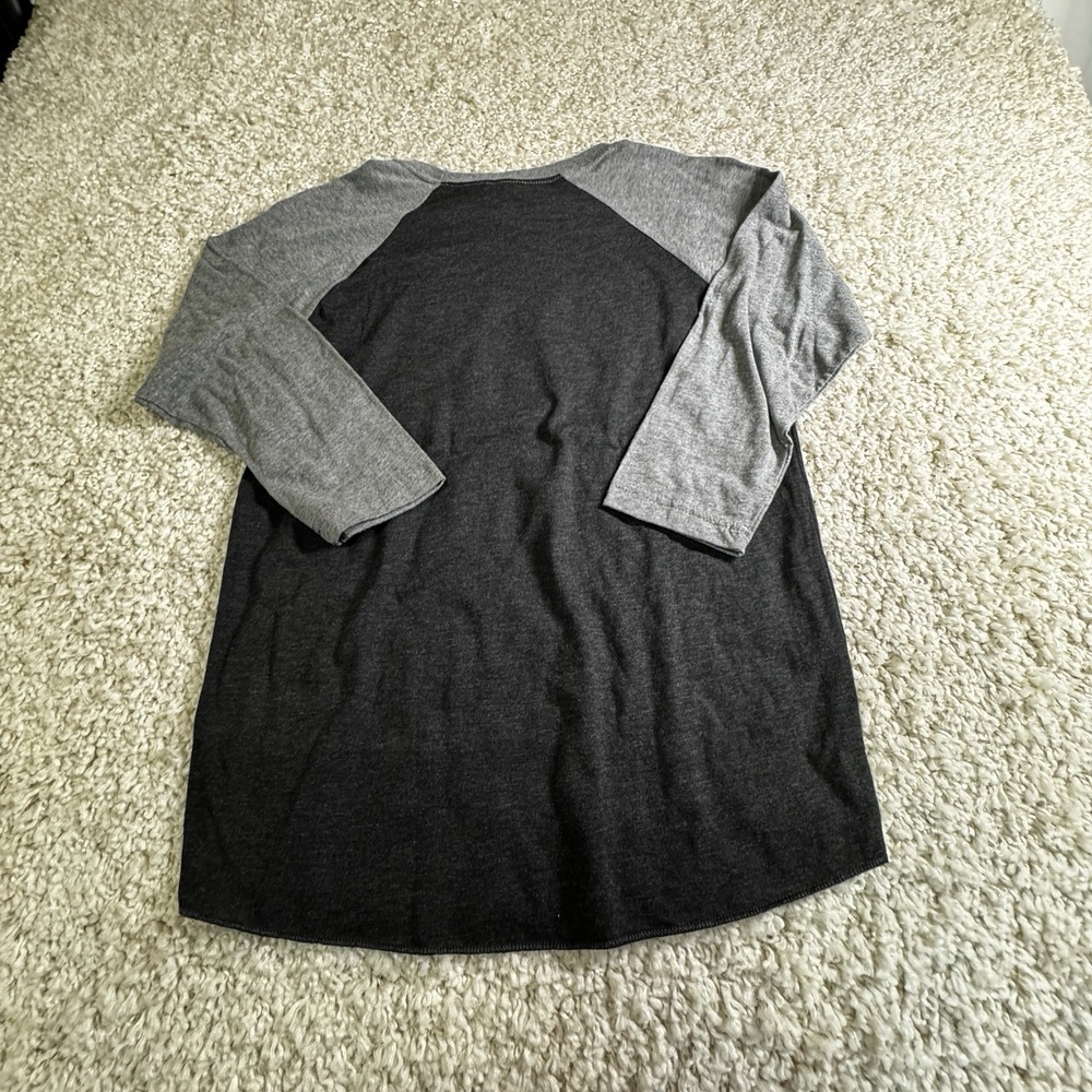 Christmas Junkie Women's Small T-Shirt Baseball Style Western New - Picture 2 of 5
